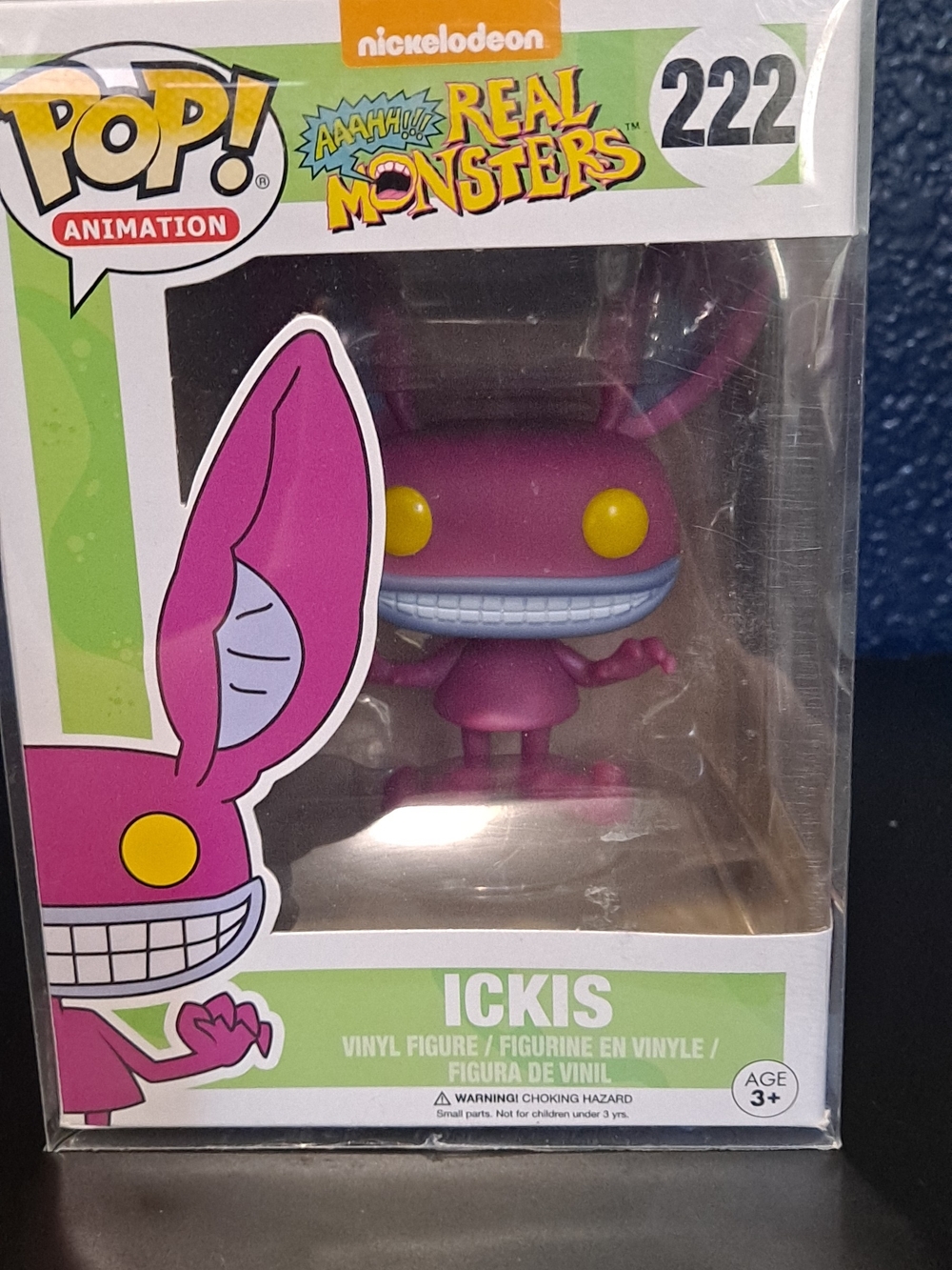 Funko Pop! Animation Ickis Vinyl Figure - Pink with Yellow Eyes